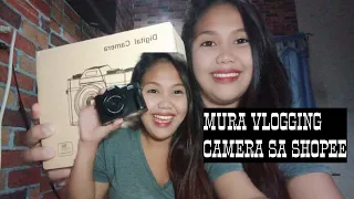 MURA VLOGGING CAMERA UNBOXING SA SHOPEE|SHOUT OUT|THE QUIZON FAMILY VLOG