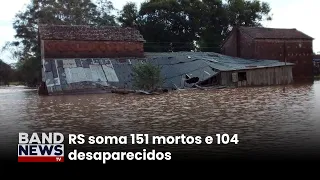 Rio Grande do Sul tem dia de limpeza onde água recuou | BandNews TV