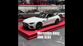 Mercedes benz AMG SL63 1/18 Diecast car model ｜Unboxing