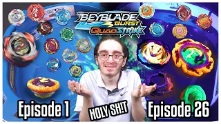 I did EVERY BEYBLADE Burst QUADSTRIKE Season 7 BATTLE Episodes 1-26