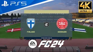 FC 24 | Finland vs Denmark | UEFA EURO 2024 Qualifiers - Full Match | PS5™ [4K HDR]