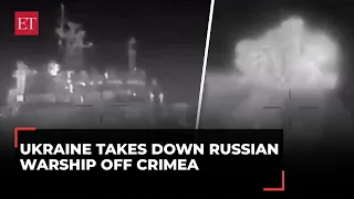 Ukraine claims destruction of Russian Navy warship 'Tsezar Kunikov' in Black Sea