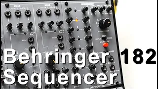 Behringer 182 Sequencer ~ review & some other sequencers