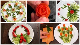 Super Salad Decoration Ideas for Hotel & Restaurant Party Garnishing School