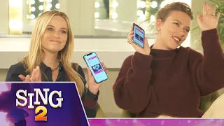 Reese Witherspoon and Scarlett Johansson Find Out Which "Sing 2" Characters They Really Are