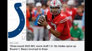 NFL.com 3 round 2023 NFL Mock Draft reaction