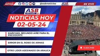 Marchas, segundo aire para el Presidente, error en el robo de armas, otro líder asesinado en Arauca