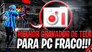 [NOVO] MELHOR GRAVADOR DE TELA PARA PC FRACO SEM LAG 🎥 - GRAVE COM ÓTIMA QUALIDADE SEM PERDER FPS!!!