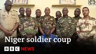 Niger soldiers declare coup on national TV – BBC News
