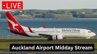 🔴 LIVE MIDDAY Plane Spotting @ Auckland Airport