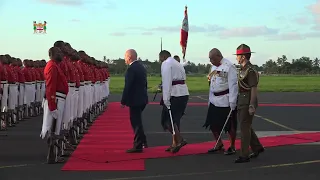 Arrival of the NZ Prime Minister, Rt Hon. Christopher Luxon at the Nausori International Airport