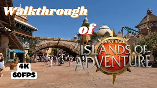 Universal Islands of Adventure Full walkthrough (4K 60FPS)