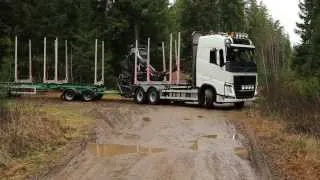 Volvo Timber Trucks in Work!