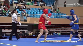 2016 China Femals Wushu（Sanda） Championship finals 75kg （li yuan vs bi haoyu）