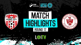 SSE Airtricity Men's Premier Division Round 17 | Derry City 2-2 Sligo Rovers | Highlights