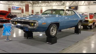 1971 Plymouth Road Runner 4 Speed in Blue & 340 Engine Sound on My Car Story with Lou Costabile