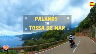 A Beautiful road trip to Tossa de Mar | Costa Brava, Catalunya Spain [4k]