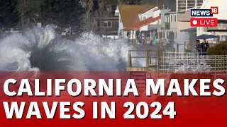 USA News | California Floods LIVE | More Giant Waves And Rain Forecast For California Coast | N18V