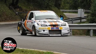 CRASH 700hp Ford Escort Cosworth - Hanspeter Laber | Hill Climb Cividale 2009