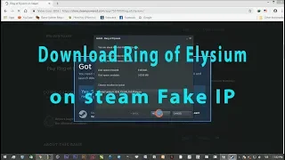 Download Ring of Elysium Free on steam Fake IP with Vpn