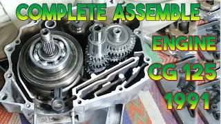 Cg 125 Model 1991 Complete Engine Assembling By Online Bike Specialist