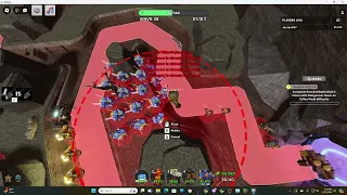 Roblox TDS Soloing Fallen on Wrecked Battlefield