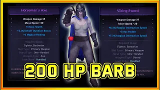 200 HP Barb + PDR Fighter | Dark and Darker