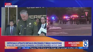 Orange County officials update investigation into mass shooting at Cook's Corner