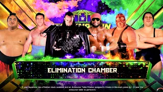 Bruno Sammartino Undertaker Macho Man Vader Yokozuna Andre The Giant  Elimination Chamber | WWE 2K23