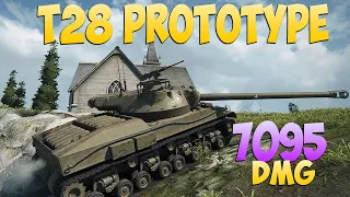 T28 Prot - 10 Frags 7K Damage - Dense! - World Of Tanks