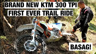 KTM EXC 300 First Ride break in, carapaks skid plate, 2t and engine oil KTM episode part 2