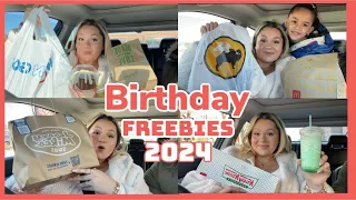 BIRTHDAY FREEBIES 2024