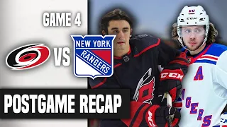 Ranger Fan Reaction Round 2 Game 4┃NYR-3 CAR-4! THE RANGERS POOR START LOSSES THEM THIS GAME!