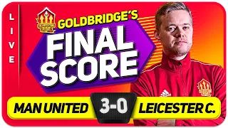 TITLE RACE IS ON! Manchester United 3-0 Leicester! GOLDBRIDGE Match Reaction