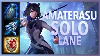 Smite: Amaterasu Solo Lane Gameplay