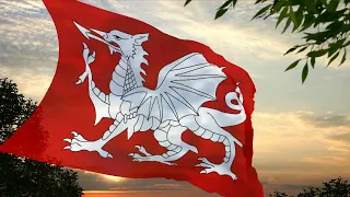 England  - The White Dragon Flag