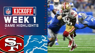 49ers vs. Lions Week 1 Highlights | NFL 2021