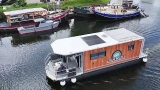 Vaarimpressie houseboat Olav Boats