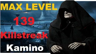 Star Wars Battlefront 2 - MAX LEVEL 1000 Emperor Palpatine 139 Killstreak (Kamino)