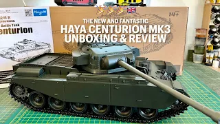 UNBOXING the NEW HAYA Centurion MK3, 1/16th Hobby Grade RTR RC TANK & TK50HS Clark Board #unboxing