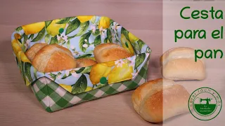 Cesta para el pan o panera (con patrones)