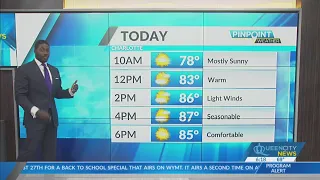 Tuesday, August 23, Morning Weather Forecast