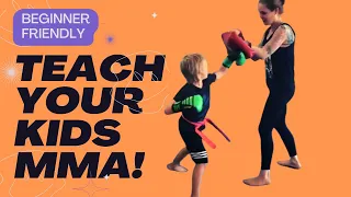 Train At Home MMA With Your Kids (beginner friendly)! Part 1