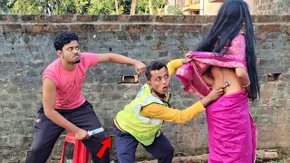 TRY TO NOT LAUGH CHALLENGE Must watch new funny video 2021by fun sins village boy comedy video।ep121