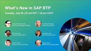 What's New in SAP BTP