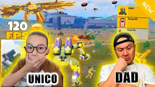 PUBG MOBILE UPDATE 3.2😱DAD & UNICO (PART 20).NEW BEST ERANGEL GAMEPLAY