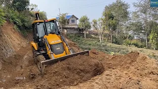 Complete!!! Mountain Village Road Work with JCB Backhoe