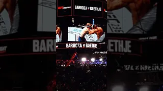 Gaethje vs barboza KO (wells fargo center) with crowd reaction