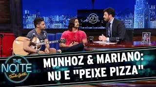 The Noite (27/05/15) - Exclusivo Web: Munhoz & Mariano falam sobre ensaio nu e "peixe pizza"