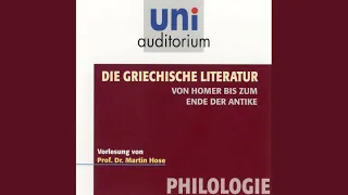 Kapitel 1 - Die griechische Literatur. Von Homer bis zum Ende der Antike